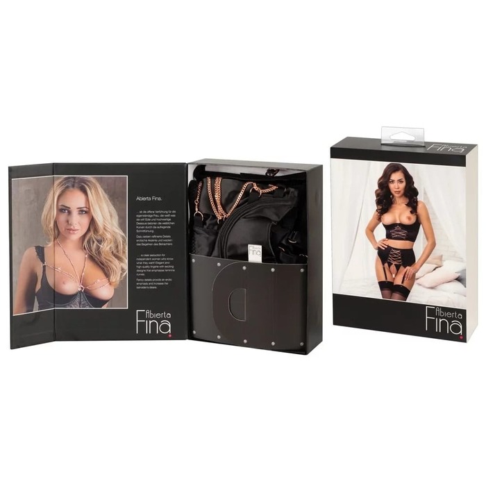 Бюстгальтер із поясом Shelf Bra Set 75B/S