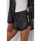 Шорти LABELLAMAFIA SHORTS Allure Black Box жіночі прямі з поліестеру