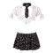 Костюм Школярки в клітинку Cottelli Collection Schoolgirl 4 предмети, M