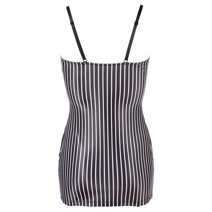 Костюм секретарки у смужку Cottelli Collection з 2 предметів, чорно-білий, М