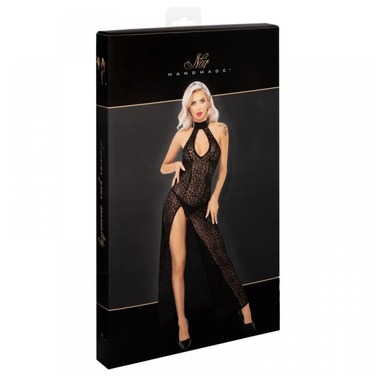 Сексуальное длинное леопардовое платье Noir Handmade F288 Noir Dress long - black - S