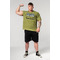 Футболка Nebbia Washed-off Oversized T-shirt HERITAGE Green 355