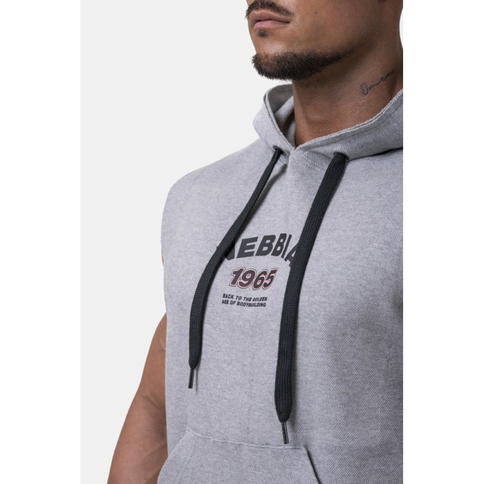 Безрукавка Nebbia Golden Era Hoodie Ragtop Light Grey 197