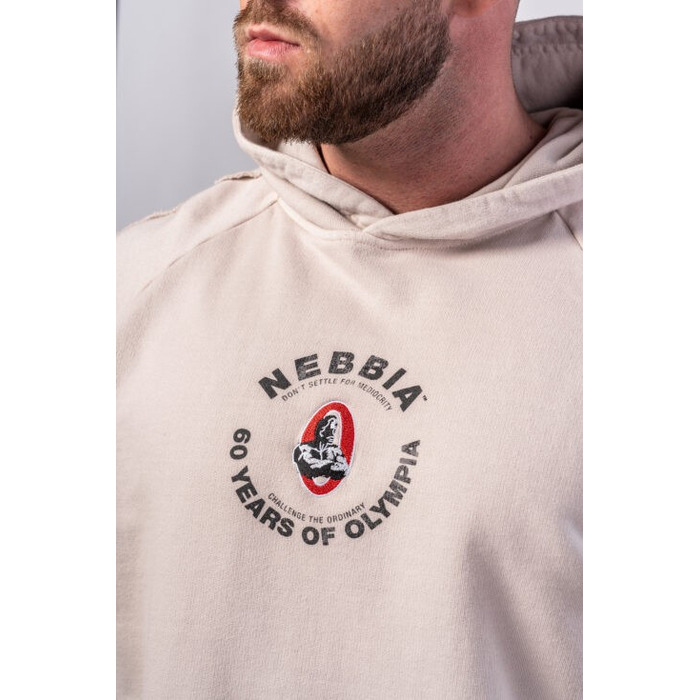Худі Nebbia Washed Hoodie HERITAGE Light Grey 793