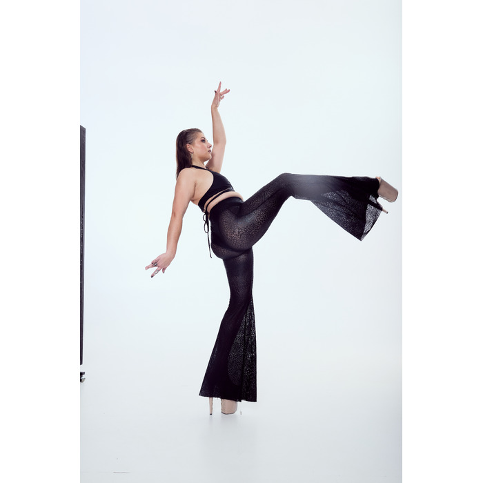 SILHOUETTE PANTS Black mesh_ чорна сітка