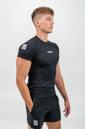 Футболка Nebbia Workout Compression T-shirt Endurance Black 339