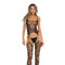 Комбінезон ON ALL NIGHT 2PC SET BODYSTOCK BLACK, OS