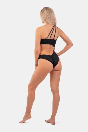 КУПАЛЬНИК ONE SHOULDER ASYMMETRICAL MONOKINI BLACK 459