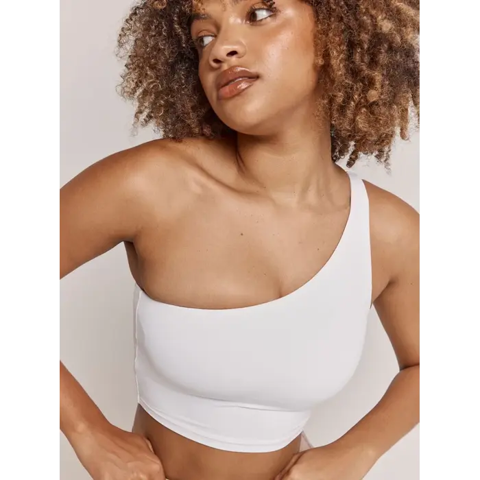 Топ Ryderwear NKD One Shoulder Tank Bra - White
