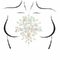 Наклейка с драгоценными камнями для тела Leg Avenue Celestial Body Jewels Sticker O/S