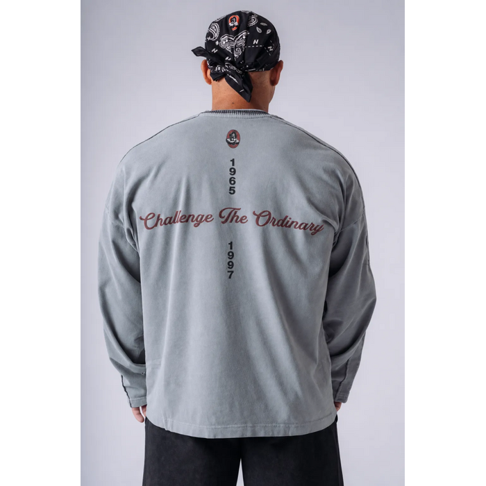 Лонгслів чоловічий NEBBIA x Olympia Long Sleeve T-Shirt Light Grey 952