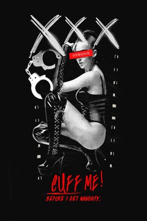 Мужская футболка с принтом «Cuff Мe!» Demoniq TSHRB004 черная, L