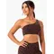 Топ Ryderwear Adapt One Shoulder Sports Bra - Chocolate Leopard