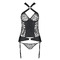 Комплект спідньої білизни в сітку Amanda Corset black S/M-Passion