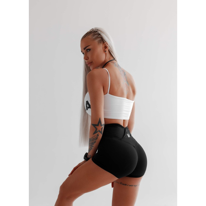 Шорти High Waisted Leggings Shorts AGILE Black 475