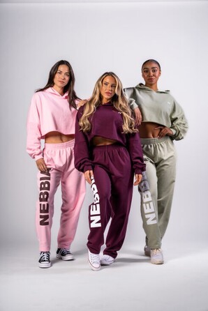 Худі Nebbia Oversized Hoodie OWN YOUR POWER Pink 433