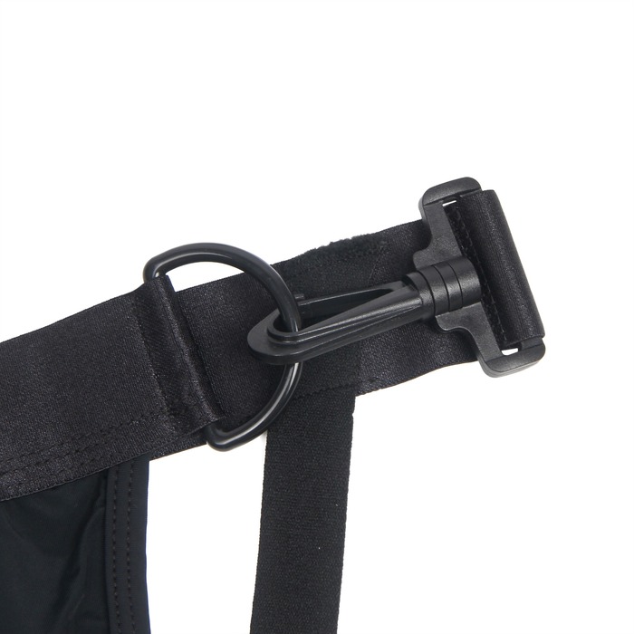 Мужской топ с длинным рукавом Star Night и трусы с открытым доступом, черные, S