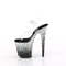 Босоножки Pleaser Flamingo-808SS. Каблук 8 дюймов, ремешок на щиколотке 4 дюйма. Цвет: прозрачный/серебристый.