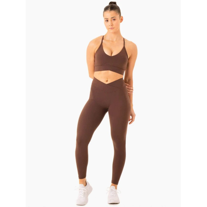 Топ Serene Cross Over Sports Bra - Chocolate