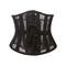 Корсет із сітки Star Night Steel Bones Bones Grid Corsets з гачками і шнурівкою, чорний, S (без коробки)