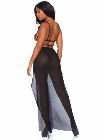 Платье макси Leg Avenue, черное