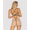 Сорочка полупрозрачная Nudelia Chemise Obsessive бежевая, размер, L/XL
