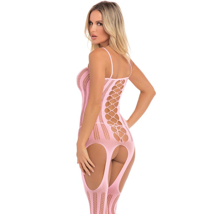 Комбінезон FAKE NEWS BODYSTOCKING PINK, OS