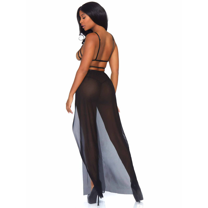 Платье макси Leg Avenue, черное