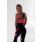 Легінси FZ Black V-Belt Leggings with Pink Shiny Inserts