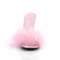 Slides Classique-01F Тапочки з хутра марабу на підборах 4 дюйми, Baby Pink