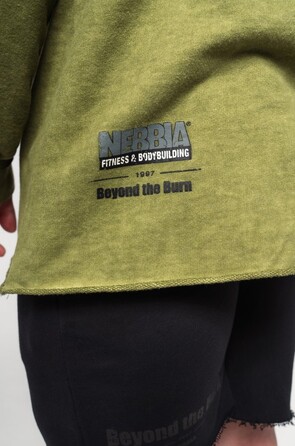 Худі Nebbia Washed-off Oversized Pullover Hoodie NO BS Green 371