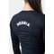ТОП Nebbia LONG SLEEVE THUMBHOLE SPORTY CROP TOP BLACK 585