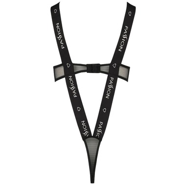 Боди с открытой грудью Kyouka Passion, черное, S/M