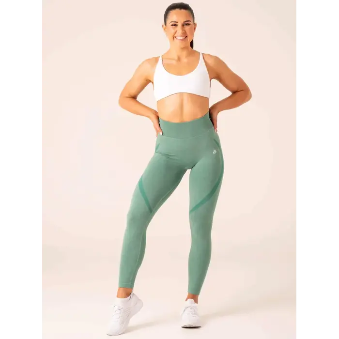 Леггинсы Ryderwear Sculpt Seamless Leggings - Forest Green Marl