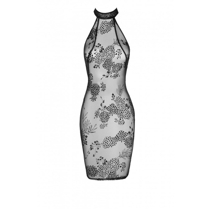 Платье сексуальное полупрозрачное L F240 Noir Handmade, черное