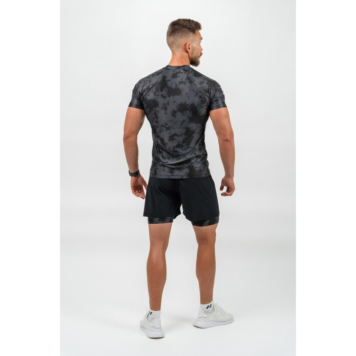 Футболка Nebbia Camouflage Compression T-shirt Maximum Black 338 Camo