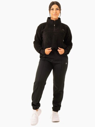 Толстовка Off Duty Teddy Half Zip - Black
