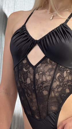 Боді KRUTA Silhouette Body з напівпрозорої сітки з відкритою спиною для танців та lifestyle