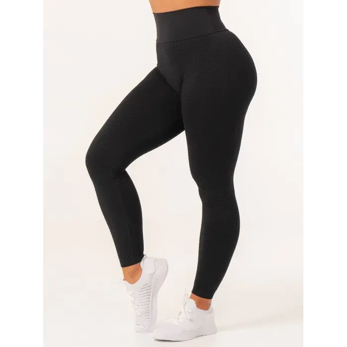 Леггинсы Ryderwear Honeycomb Scrunch Seamless Leggings - Black