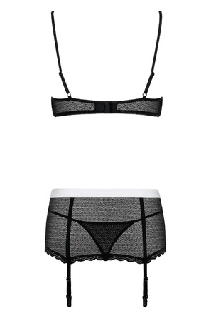 Костюм горничной черно-белый Obsessive MAIDME Set 5 S/M