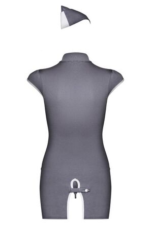Костюм Стюардеса Stewardess Obsessive grey S/M