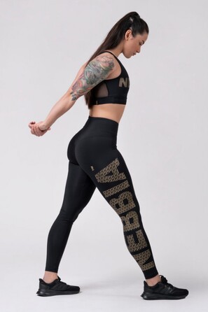 Легінси Gold NEBBIA print leggings 827 Black