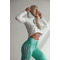 Cпортивна кофта WHITE CROPPED JACKET WITH SKULL