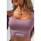 Топ Nebbia Shaping Crop Top FLOW SEAMLESS Pink 499
