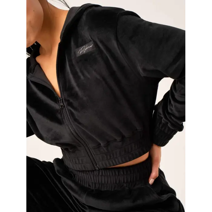 Кофта Ryderwear Velour Track Jacket - Black