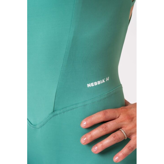 Комбінезон Nebbia Sculpting Flared Jumpsuit OWN THE GYM Green 397