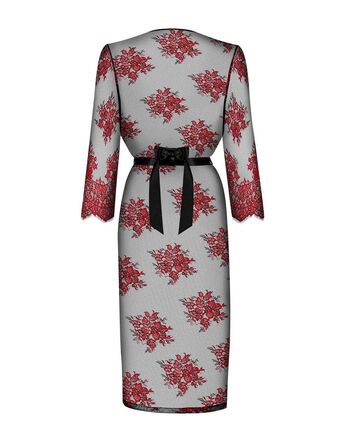 Пеньюар кружевной Obsessive Redessia peignoir S/M