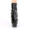 Чоботи Pleaser Boots Delight-1012 на підборах 6 дюймів, двоколірні черевики на щиколотці з ремінцями 1 3/4 дюйма, червоні