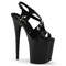 Босоніжки Pleaser Flamingo-831 *8 дюймів на підборах, 4 дюйми PF Criss-Cross, чорні