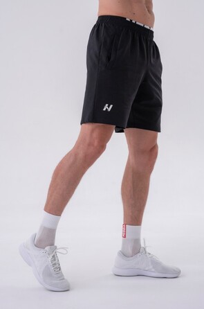 Шорти Relaxed-fit Shorts with Side Pockets BLACK 319